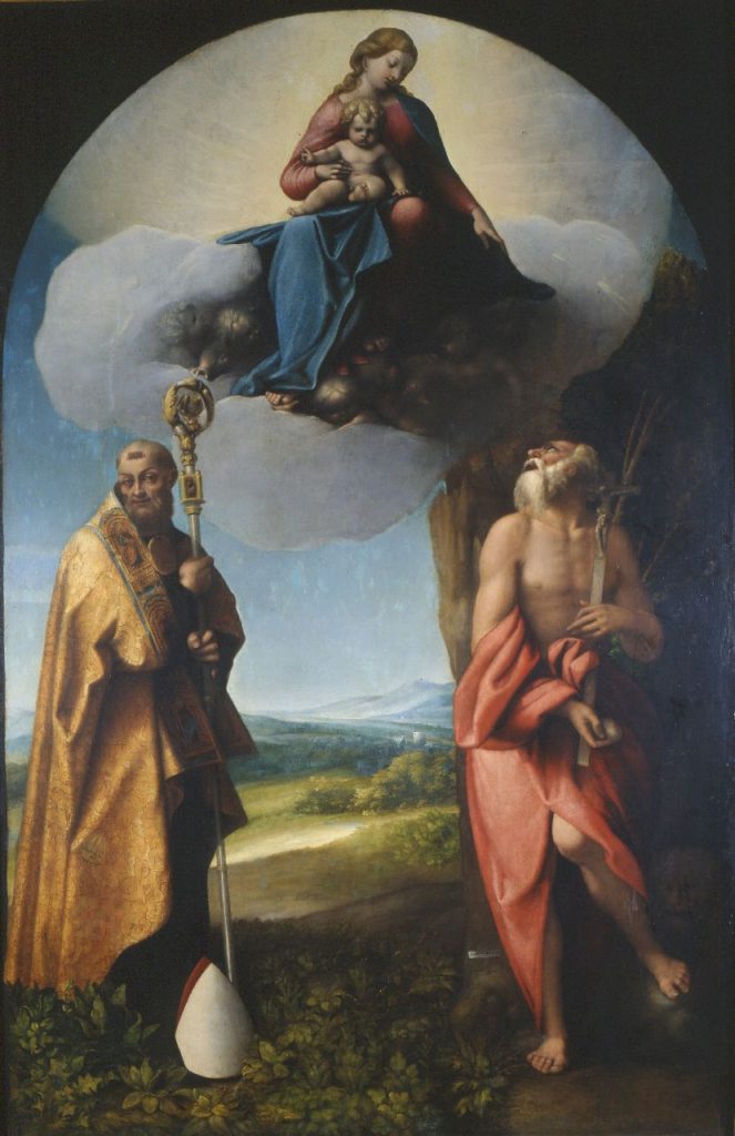 immagine per Madonna col Bambino e i santi Agostino e Gerolamo
