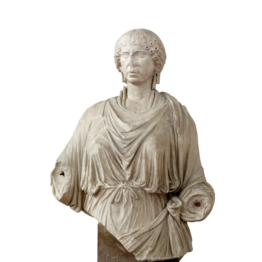 immagine per Statua femminile panneggiata dal teatro romano, I sec.d.C.
